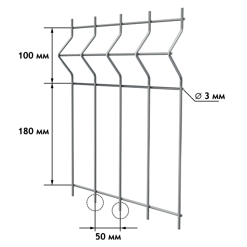 Ограждение ZINC-perimetr